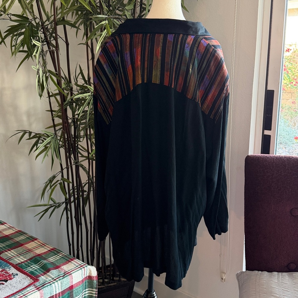 Multicolor Striped Button Down Shirt - Picture 5 of 6